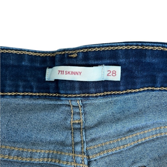 Levi’s 711 Skinny Jeans size 28 waist - Picture 7 of 8
